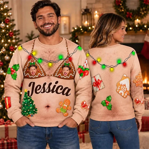 Personalized Holiday Photo Sweater